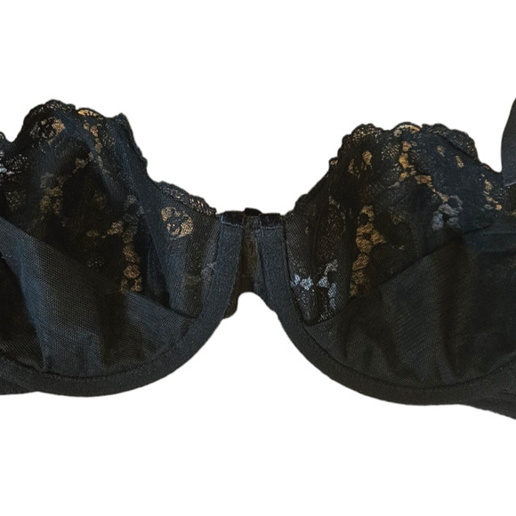 Victoria's Secret Very Sexy Push Up Without Padding Lace Black Women's Size 34D - Picture 7 of 8